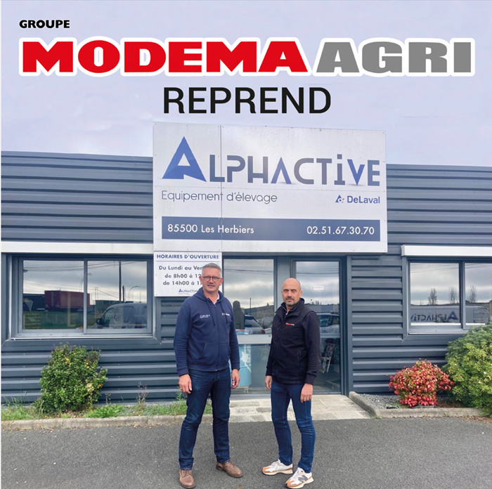 Modema Agri reprend Alphactive